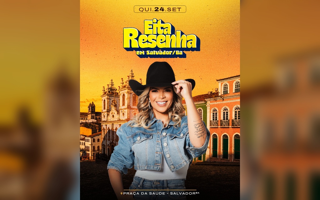 Paula Mattos leva “Eita Resenha” a Salvador e coloca a Bahia no novo DVD